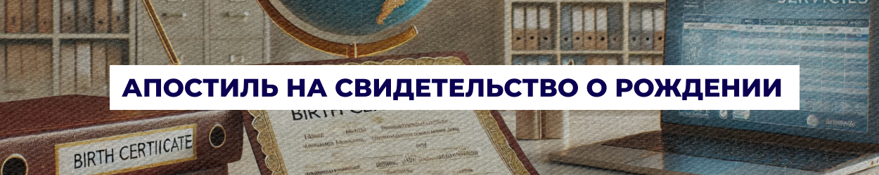 Апостиль на свидетельство о рождении в Одессе - Бюро переводов 