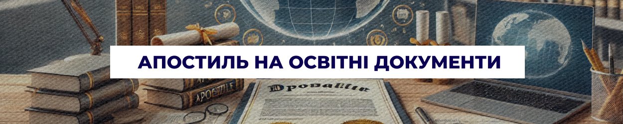 Апостиль на освітні документи в Одесі - бюро перекладів