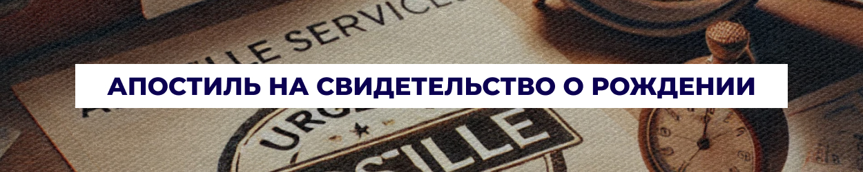 Апостиль на свидетельство о рождении в Днепре - бюро переводов 