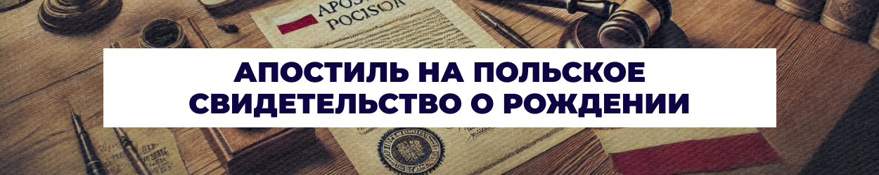 Перевод польского свидетельства о рождении в Киеве - бюро переводов